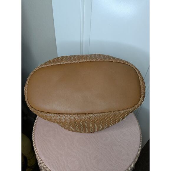 Givenchy Nightingale Braided Leather Handbag Brown Woven Authentic Bag - Picture 4 of 11